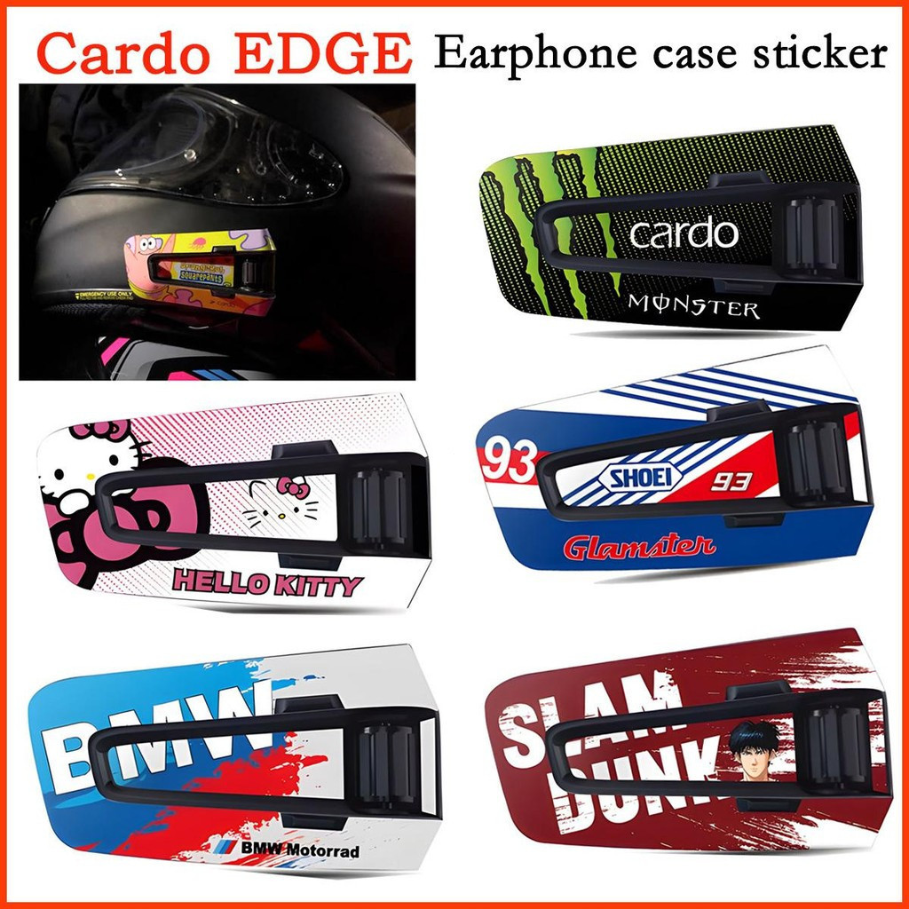 Dành Cho Cardo Thế Hệ 2 CARDO EDGE Bluetooth Tai Nghe Miếng Dán Trang Trí Bảo Vệ Đề Can Vỏ Chống Thấ
