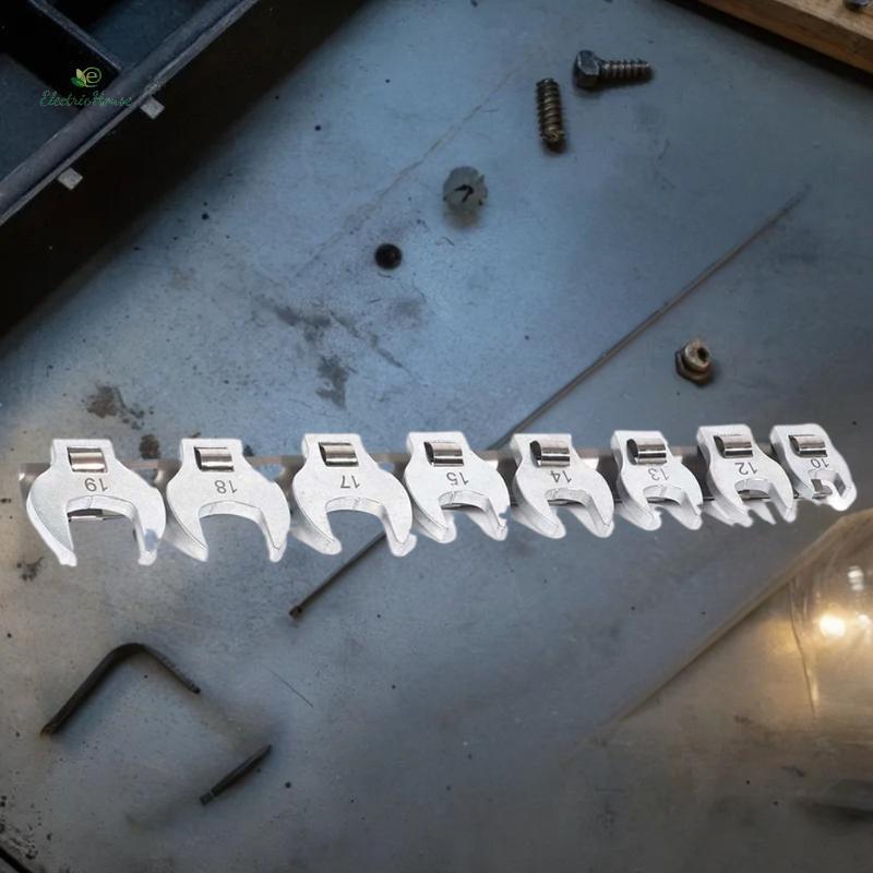 [Nhà điện] Bộ cờ lê hạt dẻ 9 / 11 chiếc Bộ cờ lê chân vịt có giá đựng còi Bộ dụng cụ cờ lê đa năng c