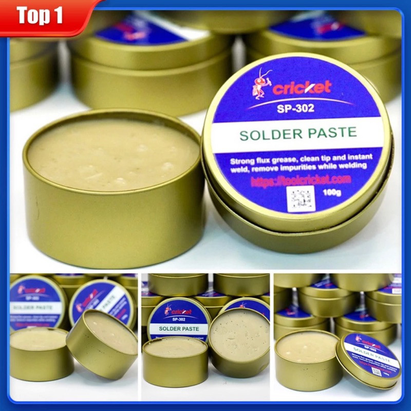 Mỡ Trợ Hàn CRICKET 302 Siêu Dính - Táo Chất