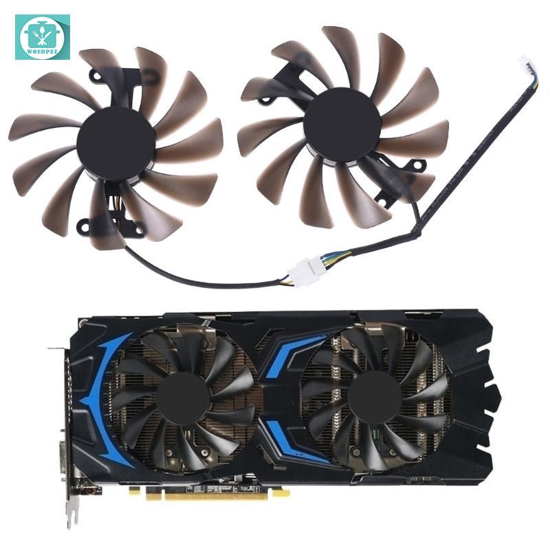 Thay thế quạt làm mát Woedpez 95mm DC 12V VGA cho GKFA2 GALAX GeForce GTX1080 GTX 1070