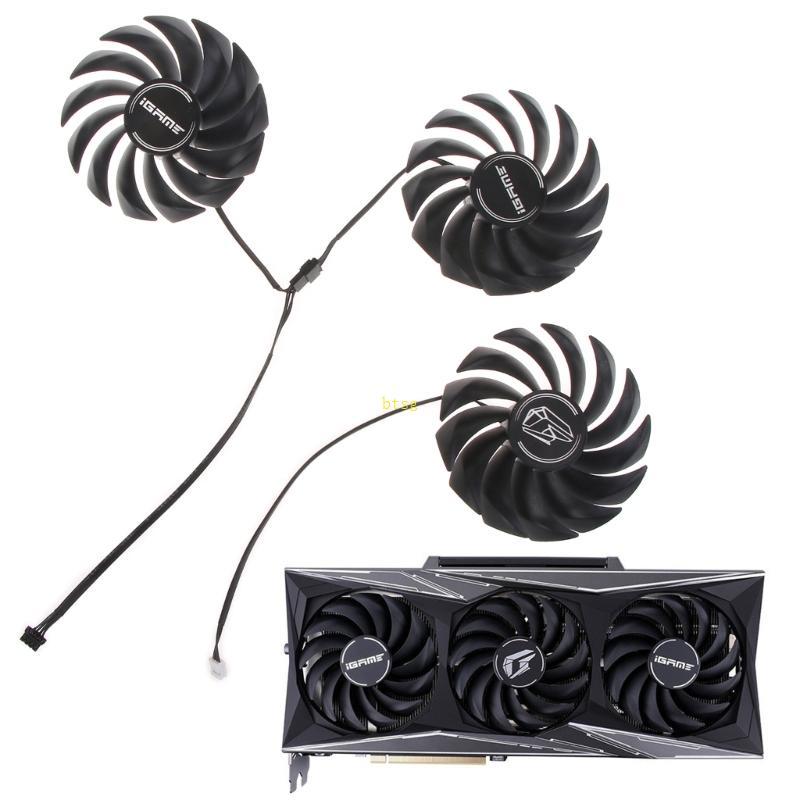 Btsg 1 3 Miếng 88mm 4Pin Card Đồ Họa Quạt Làm Mát Cho Nhiều Màu Sắc GeForce RTX3090Ti Vulcan 3080Ti 
