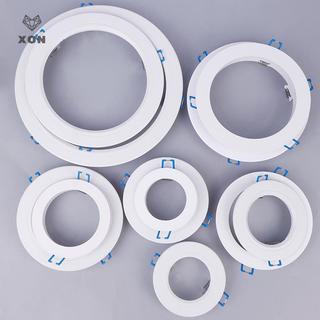 [XON] Đèn LED Downlight Spotlight Chân đế Đèn Bộ điều hợp Đèn Bóng Nhẫn Lỗ Phóng to Khung ngoài màu trắng Cắt ra Vòng tròn khắc phục [Mina]