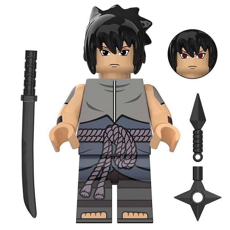 2025 Sản Phẩm Mới Tương Thích Lego Shadow Ninja Sasuke Itachi Hinada Shinji Waterstop Lắp Ráp Khối X