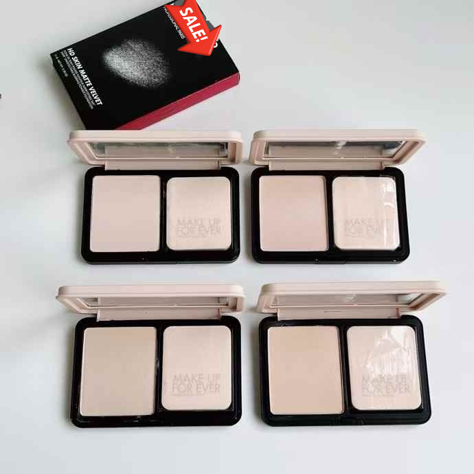 Phấn phủ mềm mờ kiểm soát dầu lâu dài nhỏ gọn 1N00 # 1R02 # 1Y04 # 1N06 #