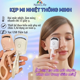 Máy Bấm Mi Điện - Uốn Lông Mi -Uốn Bằng Nhiệt - Giúp Uốn Mi Làm Cong - Đơn Giản, An Toàn