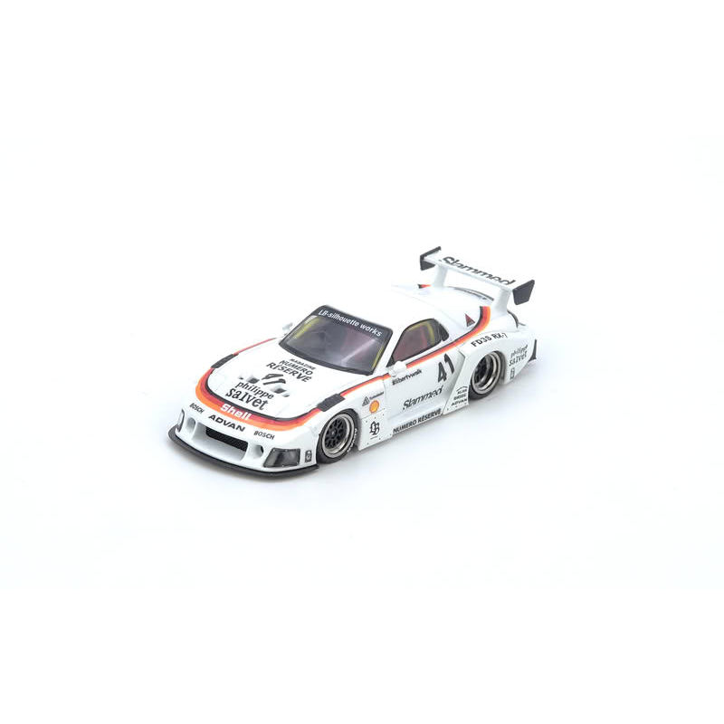 [HÀNG CÓ SẴN] Mô hình xe INNO64 1:64 MAZDA RX7 (FD3S) LB-SUPER SILHOUETTE (TRẮNG)