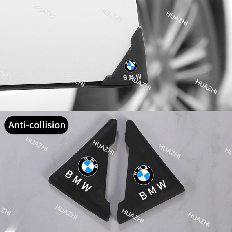 ZC 2 Cái / bộ BMW Chống Va Chạm Miếng Dán Bảo Vệ Góc Cửa Xe Ô Tô Cho E36 E46 E30 E90 E30 F10 F30 E39