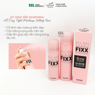 Xịt Khóa Nền So.Natural Makeup Setting Fixx 35mL / 75mL / 120mL