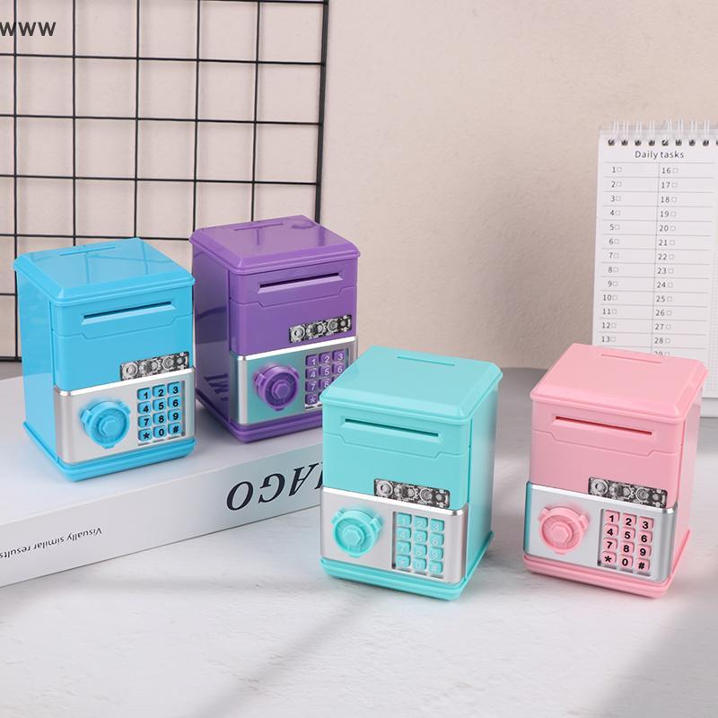 COD Kids Money Bank Password Piggy Bank Mini ATM Cash Coin Money Box For Kids Birthday Toy new