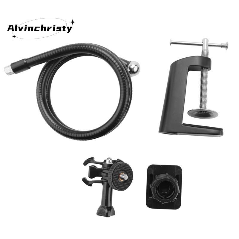 Giá đỡ máy ảnh với kẹp hàm bàn nâng cao Giá đỡ cổ ngỗng linh hoạt cho Webcam 4K C925E C922X C922