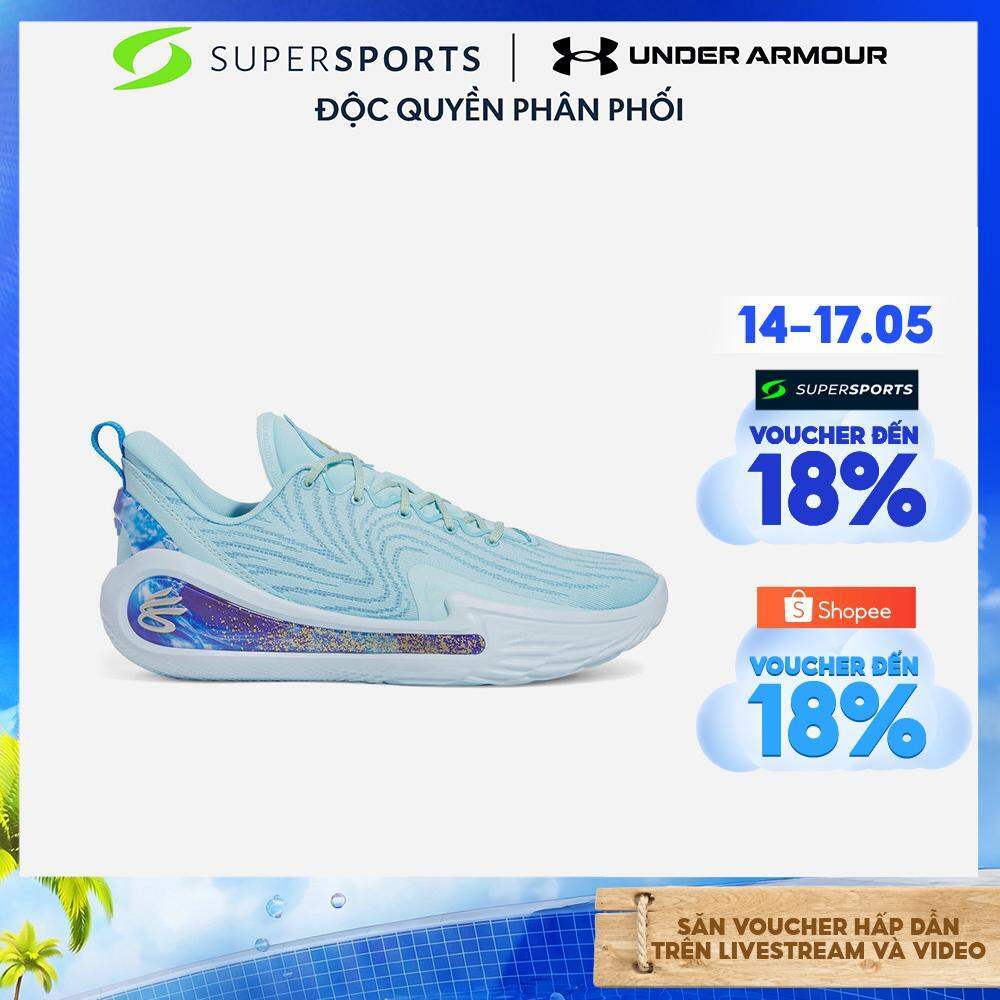 Giày Bóng Rổ Unisex Under Armour Curry 12 'Pisces' - Xanh Dương - 3028496-494