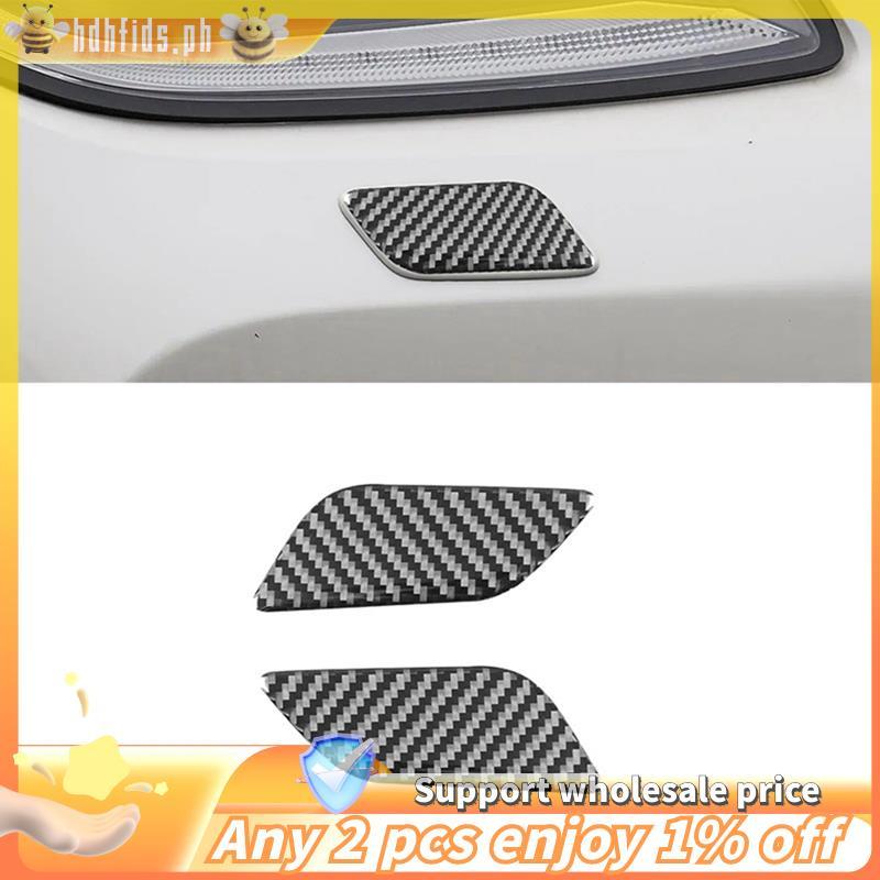 -Phụ kiện nhãn dán viền sợi Carbon cho nắp máy giặt đèn pha BRZ GR86 2022-2025