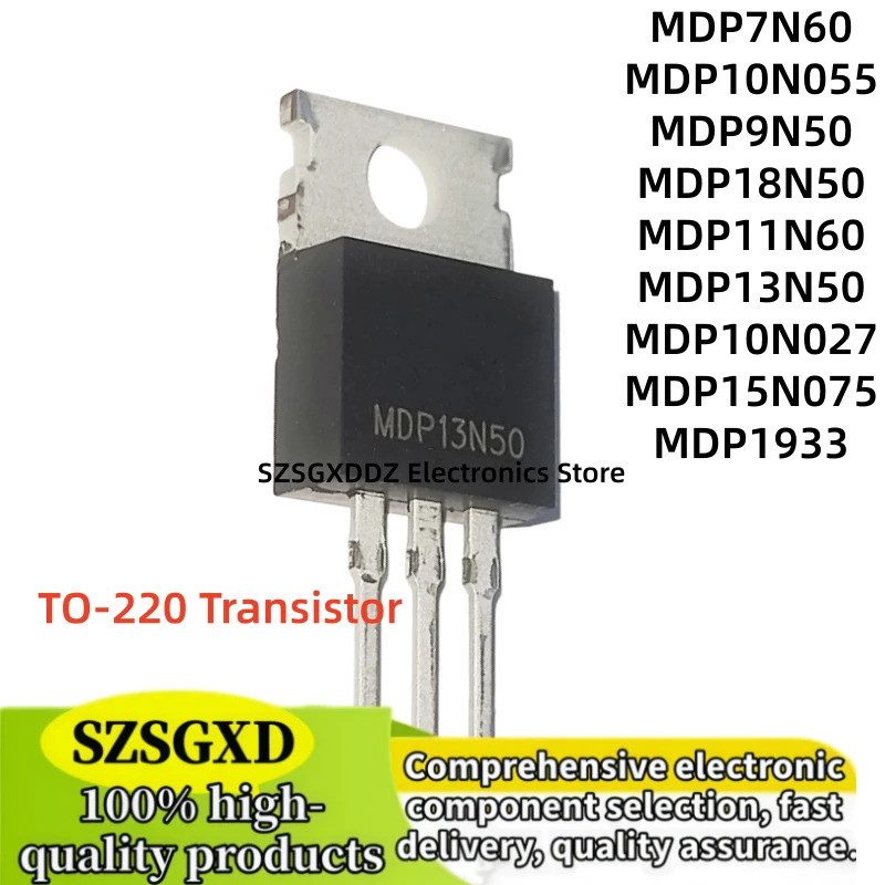 5 Chiếc MDP7N60 MDP9N50 MDP18N50 MDP10N055 MDP11N60 MDP13N50 MDP10N027 MDP15N075 MDP133 TO-220 Hiệu 
