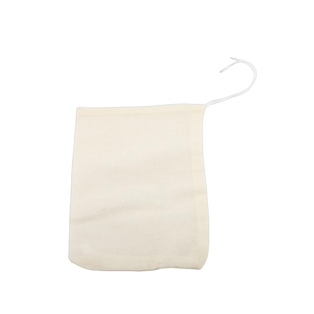 Magicstore 24 Gói Túi Dây Rút Cotton Có Thể Tái Sử Dụng 6x4 Inch Khăn Phô Mai Muslin Không Tẩy Trắng