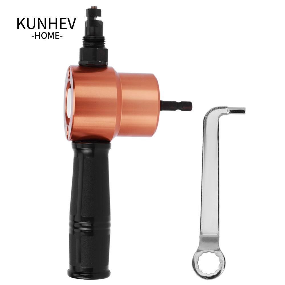 Máy cắt hai đầu KUNHEV, Bộ phận cờ lê hai đầu Tấm kim loại Nibbler, Tấm kim loại màu cam bền bỉ Công
