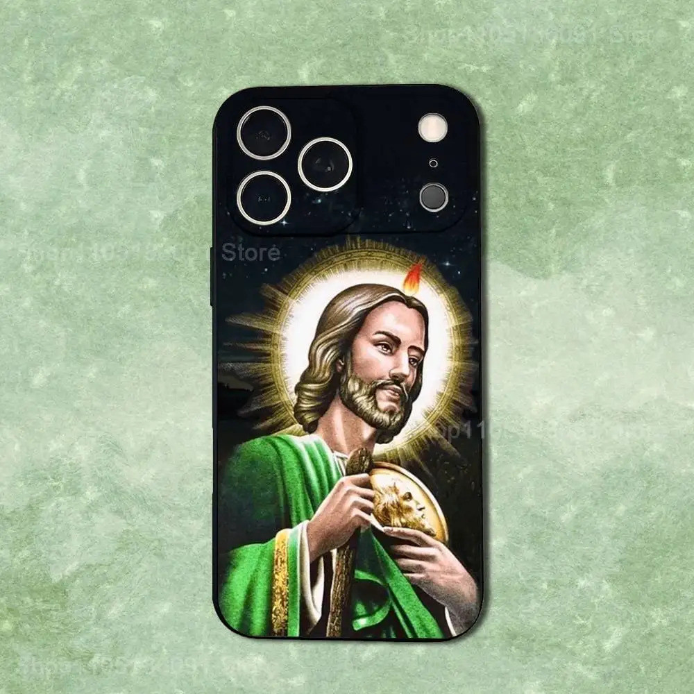 Ốp Điện Thoại TP-2 Christian San Judas Tadeo Cho iPhone 14,13,17,12,16,16,115, Plus, Pro Max, XS, X,