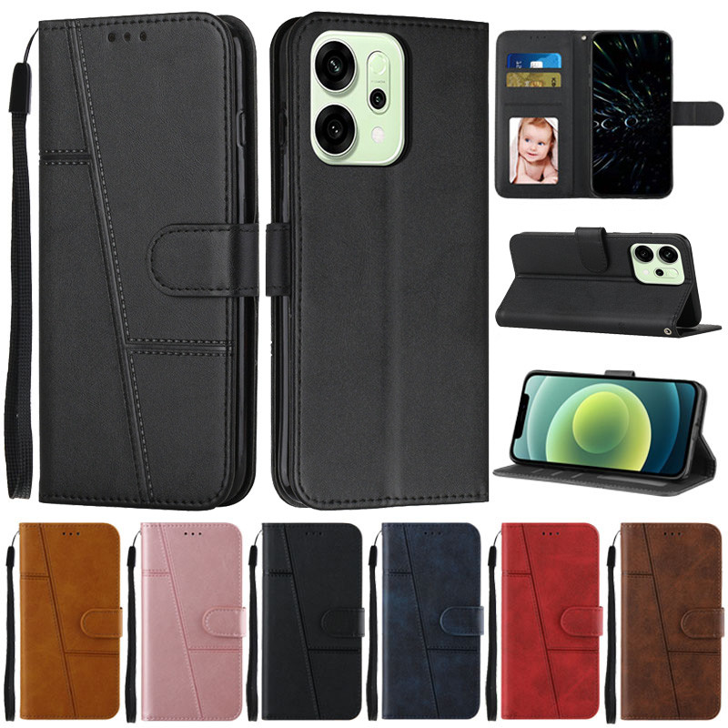 Dành Cho OPPO Reno 14F Ốp Lưng Lật Ví Sách Dành Cho Oppo Reno14 F 14f Reno14F CPH2743 PLA110 Vỏ Điện