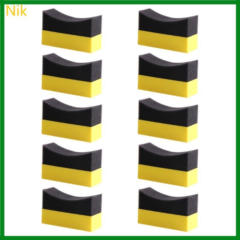Nik Car Cares EVA Sponge Auto Wax Applicator Pad Car Detailing Hand Polishing Pad