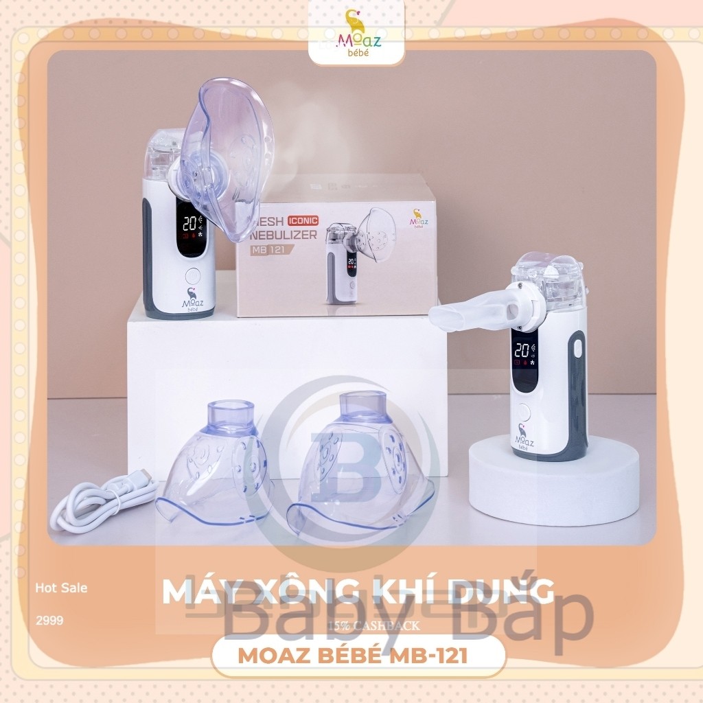 Máy Xông Khí Dung Cho Bé Moaz BéBé MB-121 Shop Babybap