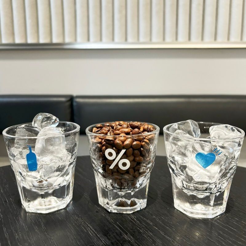 Arabica Arabica% 100% Mỹ Espresso Cup Latte Úc Trắng Chai Xanh Cốc Thủy Tinh HP5O