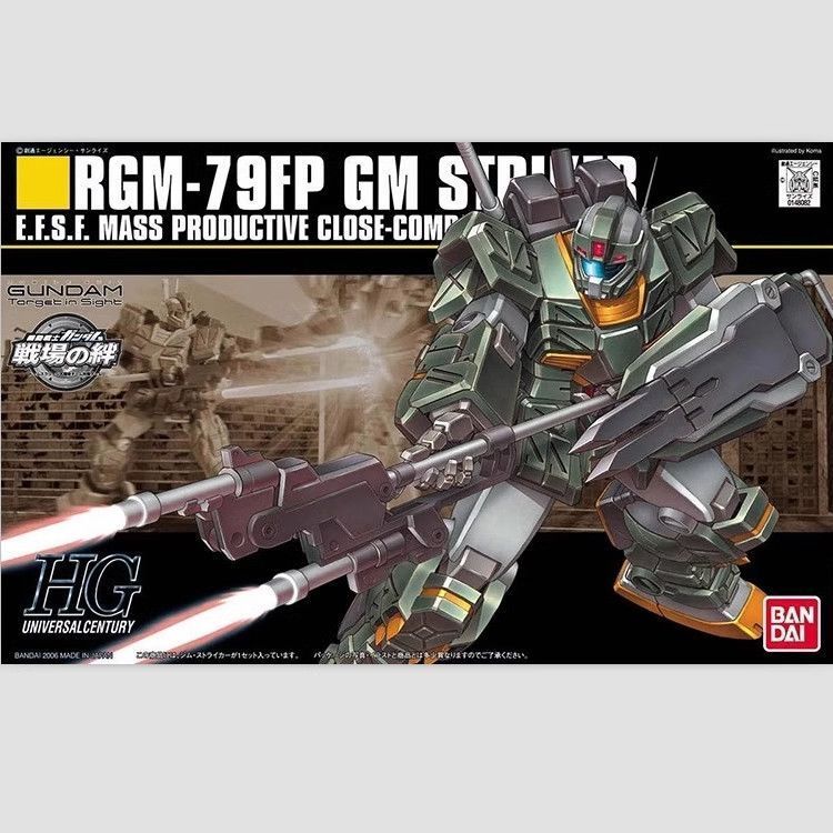 Hàng sẵn có Bandai Assembly HGUC 1 / 144 72 Gundam GM Strike Type Jim Striker