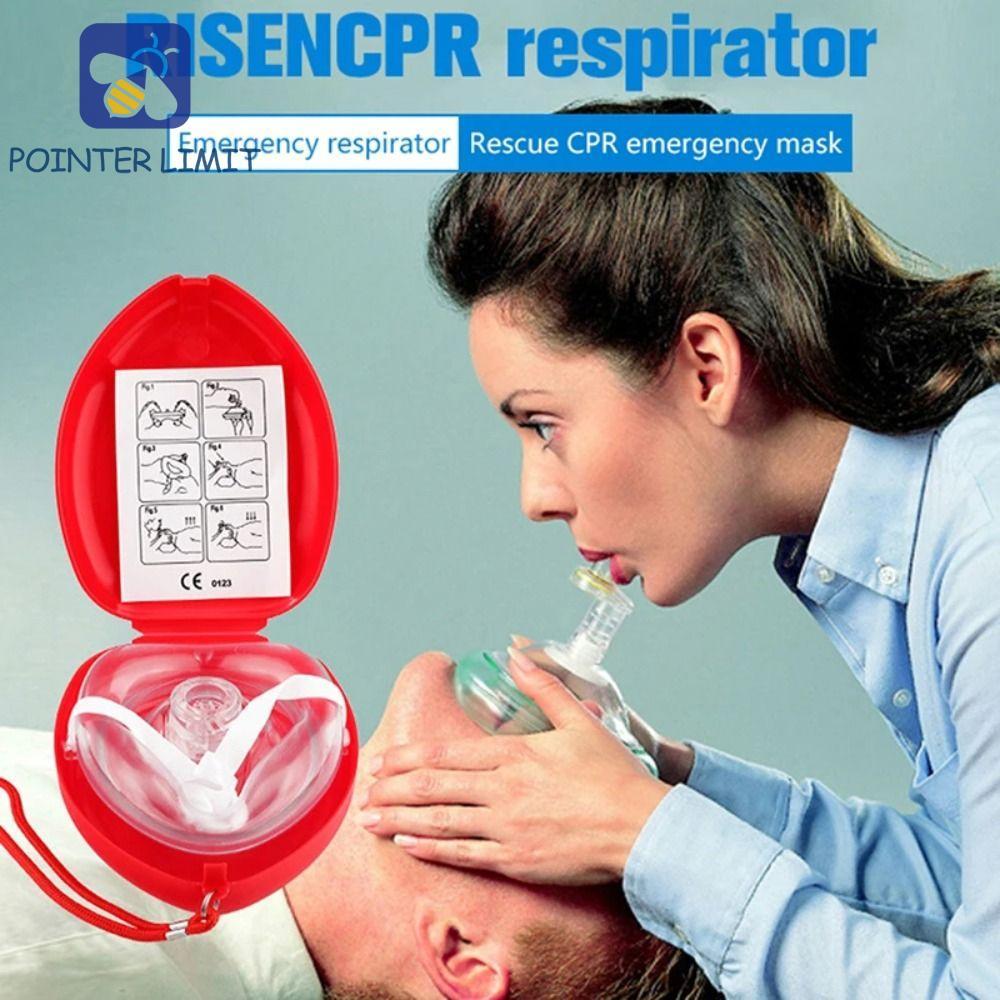 POINTER LIMIT Mặt nạ hô hấp nhân tạo, Dụng cụ van một chiều Mặt nạ thở CPR Mặt nạ thở, Mặt nạ cho Cp