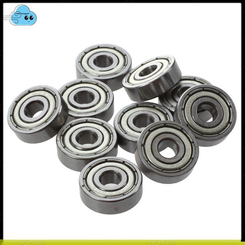 10 chiếc 625ZZ 5mm x 16mm x 5mm Vòng bi xuyên tâm rãnh sâu được bảo vệ