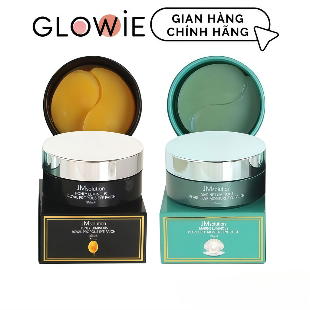 Mặt Nạ Mắt JM Solution Eye Patch Hộp 60 Miếng, Mask Mắt JM Solution Hỗ Trợ Giảm Quầng Thâm Vùng Mắt