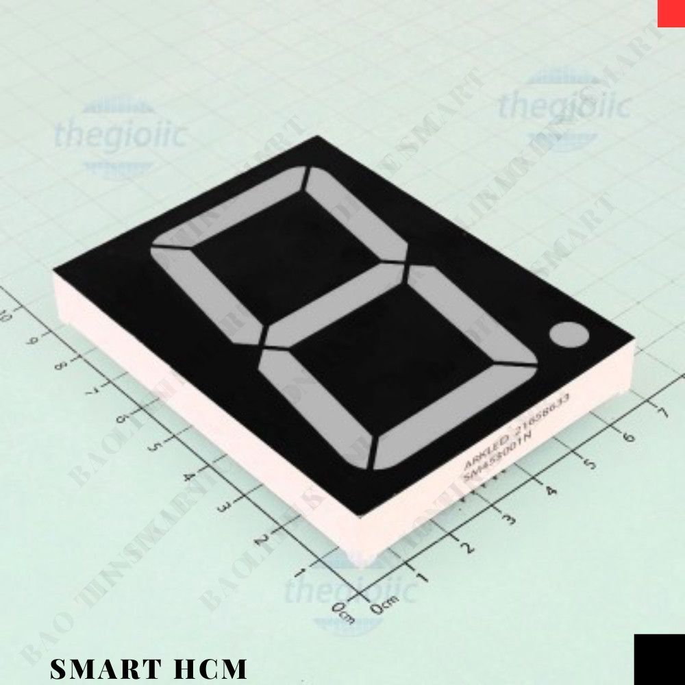 SM453001N LED 7 Đoạn 3.0inch Đỏ 1 Số Dương Chung Smart. HCM City