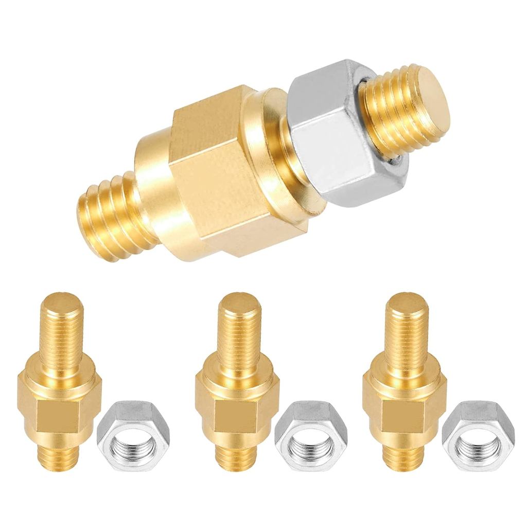 Bu lông đầu cuối pin dài Tương thích với GM và các phụ kiện khác với pin, Vít mở rộng cột pin tiêu chuẩn 3 / 8 16 & 24 Bu lông đinh tán, Gói 4