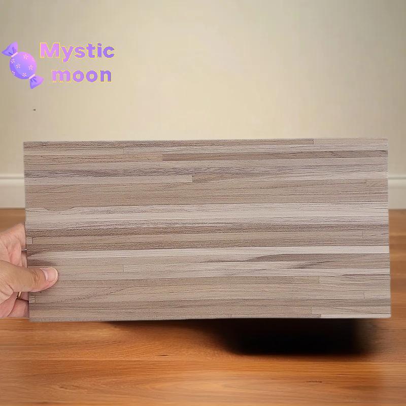 [Huyền bí] 1 Cái 1: 12 Nội thất nhà búp bê Trang trí sàn tường Nhà búp bê thu nhỏ PVC giả Sàn gỗ sàn