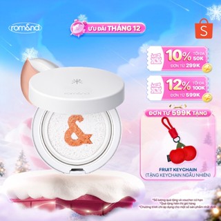   Rom&nd  Kem chống nắng dạng cushion nâng tông da kiềm dầu Romand Back Me Tone Up Sun Cushion SPF50+ PA++++ 11g 