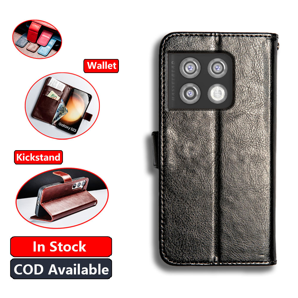 Da Cổ Điển Cho OnePlus 10 Pro 5G NE2210 NE2211 NE2213 NE2215 NE2217 Ví Vintage Folio Case Flip Cover