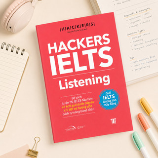 Sách - Hackers IELTS Listening - Lộ Trình Tự Học IELTS Kèm Lời Giải Chi Tiết (Gamma Books)