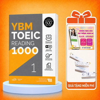 Sách – YBM TOEIC Reading 1000 Vol 1 – Kèm Lời Giải Chi Tiết (Gamma Books)