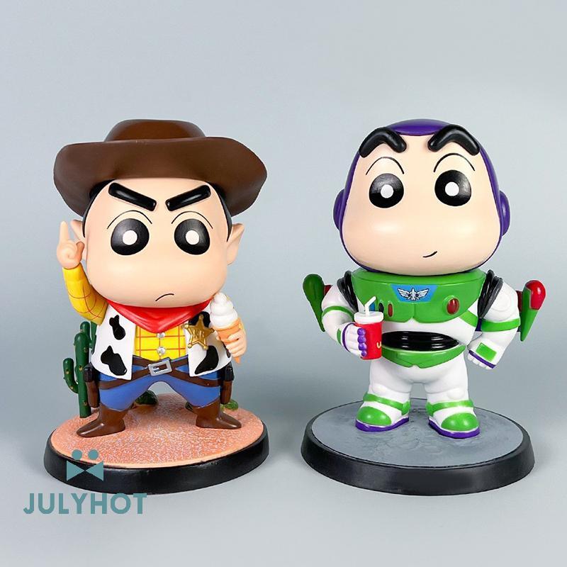 COOL Crayon Inchan Huarui Baymax Cowboy Sưu Tập Mô Hình Đồ Chơi Búp Bê Quà Tặng Hình GK Inchan Serie