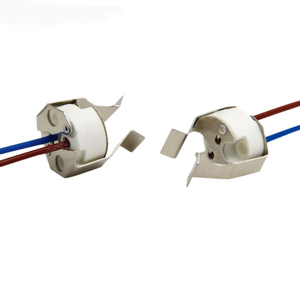 E-Simpo® 5 chiếc MR11 MR16 Led Halogen Ổ cắm bóng đèn sợi đốt G4, G6.35, GY6.35, GX5.3, GU5.3, GZ4 1