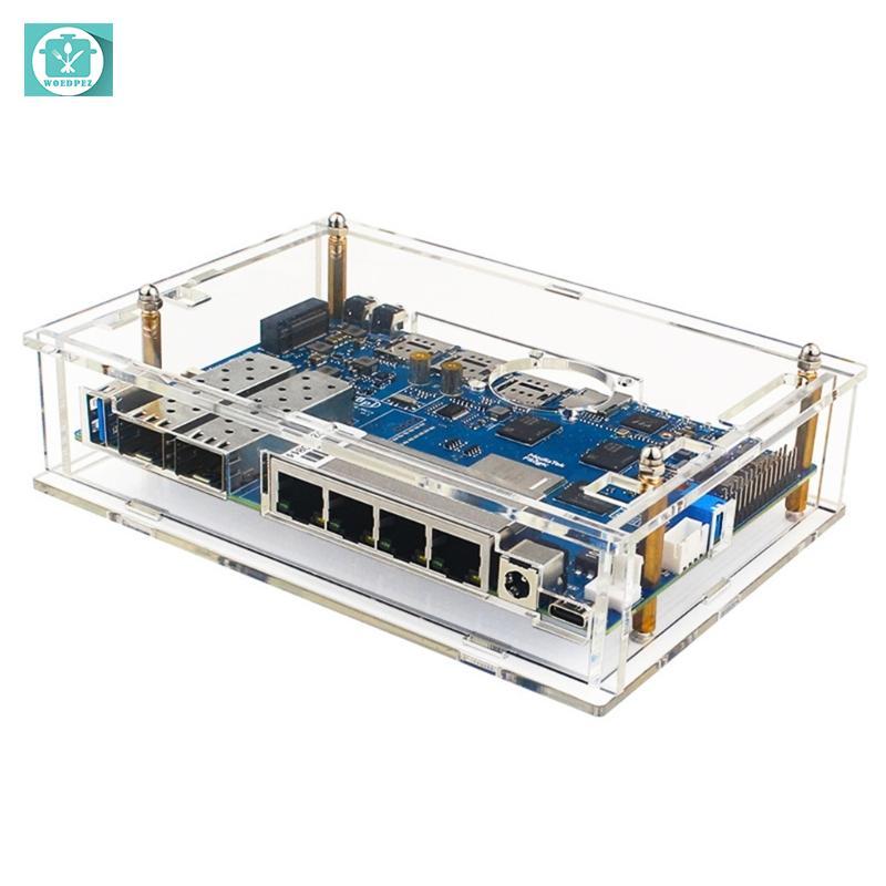 Hộp đựng tản nhiệt Acrylic Woedpez cho vỏ tản nhiệt cải tiến Banana Pi
