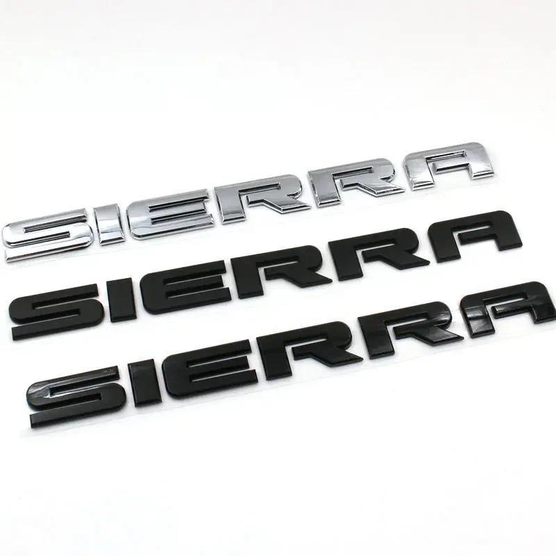 SIERRA mới chữ cũ logo xe dán cho GMC sierra nhãn khởi động phía sau cốp xe sửa đổi Phụ kiện trang t