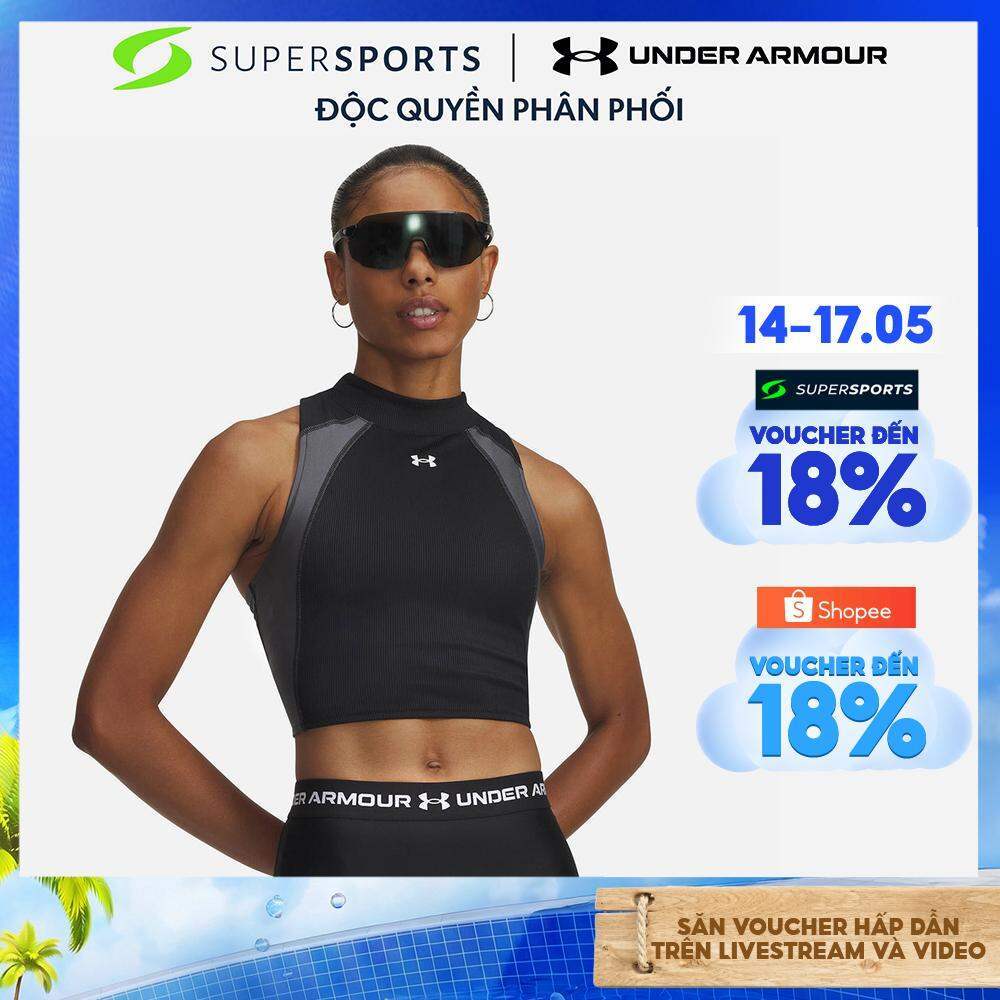 Áo Ba Lỗ Nữ Under Armour Heatgear® Rib - 6003985-001