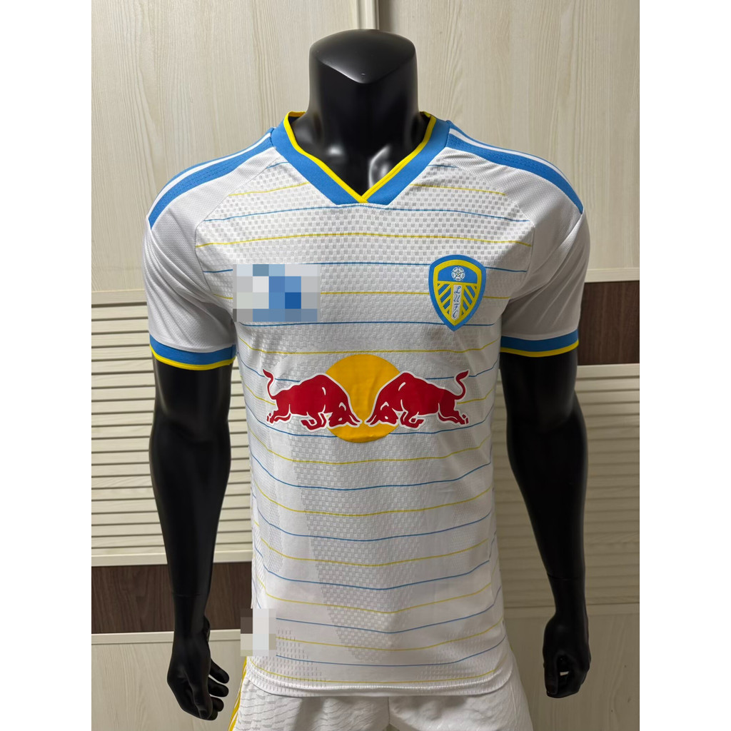 Phiên bản cầu thủ 2627 Áo thun ngắn tay bóng đá sân nhà Leeds United S-4XL