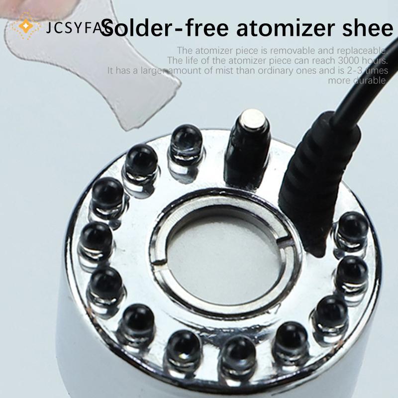 JCSYFAC Halloween LED Nước Đài Phun Nước Ao Fogger Mini Mist Maker Fogger Ao Vườn Máy Phun Sương Cho