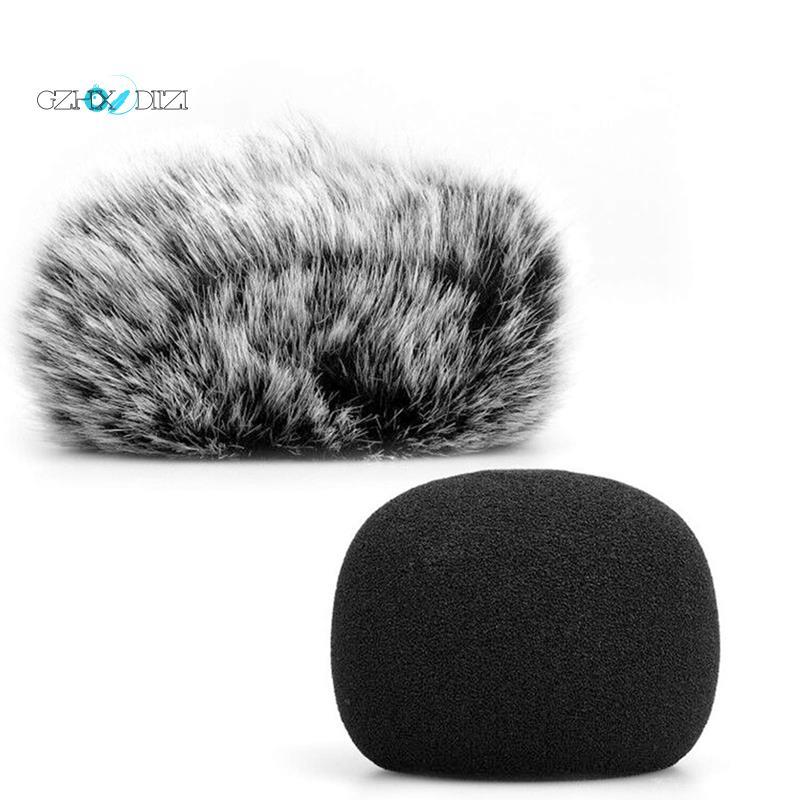 2 Chiếc Micro Kính Chắn Gió Micro Có Muff Wind Cover + Bọt Micro Kính Chắn Gió Cho Zoom H1 H1N Mic