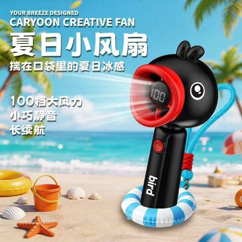 Spike Price [Sẵn Sàng] Chim Cánh Cụt Mùa Hè Quạt Nhỏ Sáng Tạo pingu Quạt Học Sinh Quạt Di Động Quà T