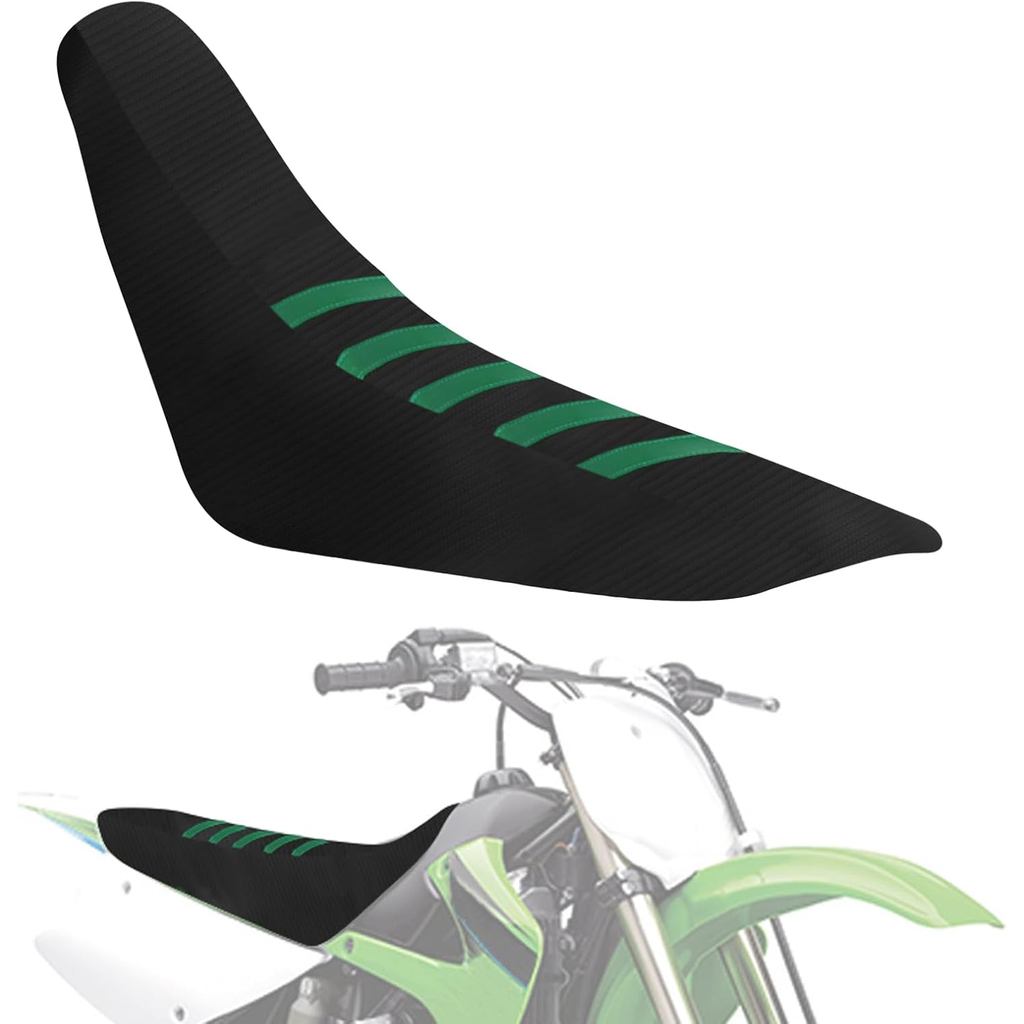 Xe Máy Có Gân Ghế Cho KX85 KX100 KX 85 100 2001-2013 Bụi Bẩn Hố Xe Đạp Bọc Mềm Ghế Đệm Có Bảo Vệ Xan