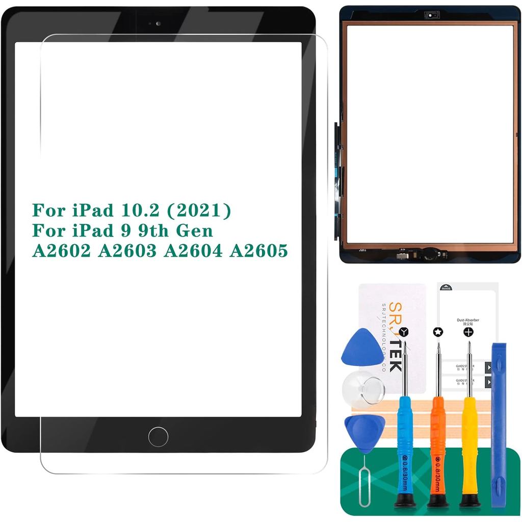 Dành Cho iPad Thế Hệ Thứ 9 Màn Hình Cảm Ứng Cho iPad 9 A2602 Thay Thế Màn Hình Cho iPad 10.2 2021 Số