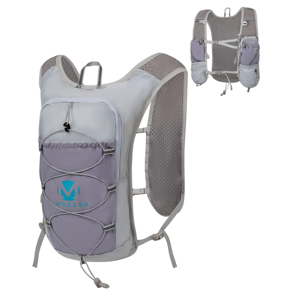 [Mokzer] Túi chạy siêu nhẹ 180g, balo chạy bộ, chạy trail, marathon, jogging, đạp xe, nhỏ, túi nước,