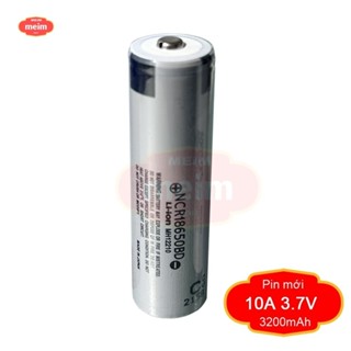 Mới Pin 18650 xám Panasonic 3200mAh xả 10A 3.7V NCR18650BD chính hãng Nhật Bản Đầu nhọn