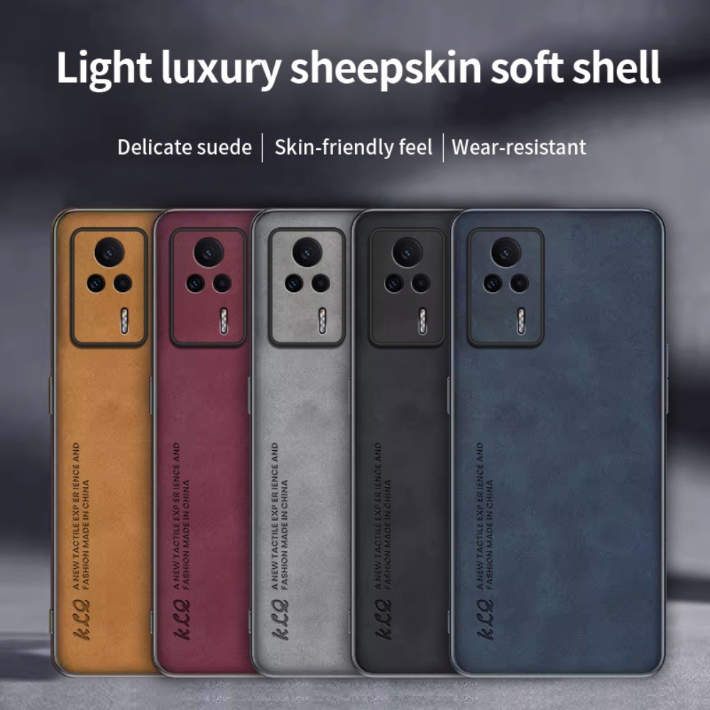 Ốp Da Cừu Sang Trọng Tương Thích Cho Redmi K60E Mềm Chống Sốc Ốp điện thoại Cho RedmiK60E