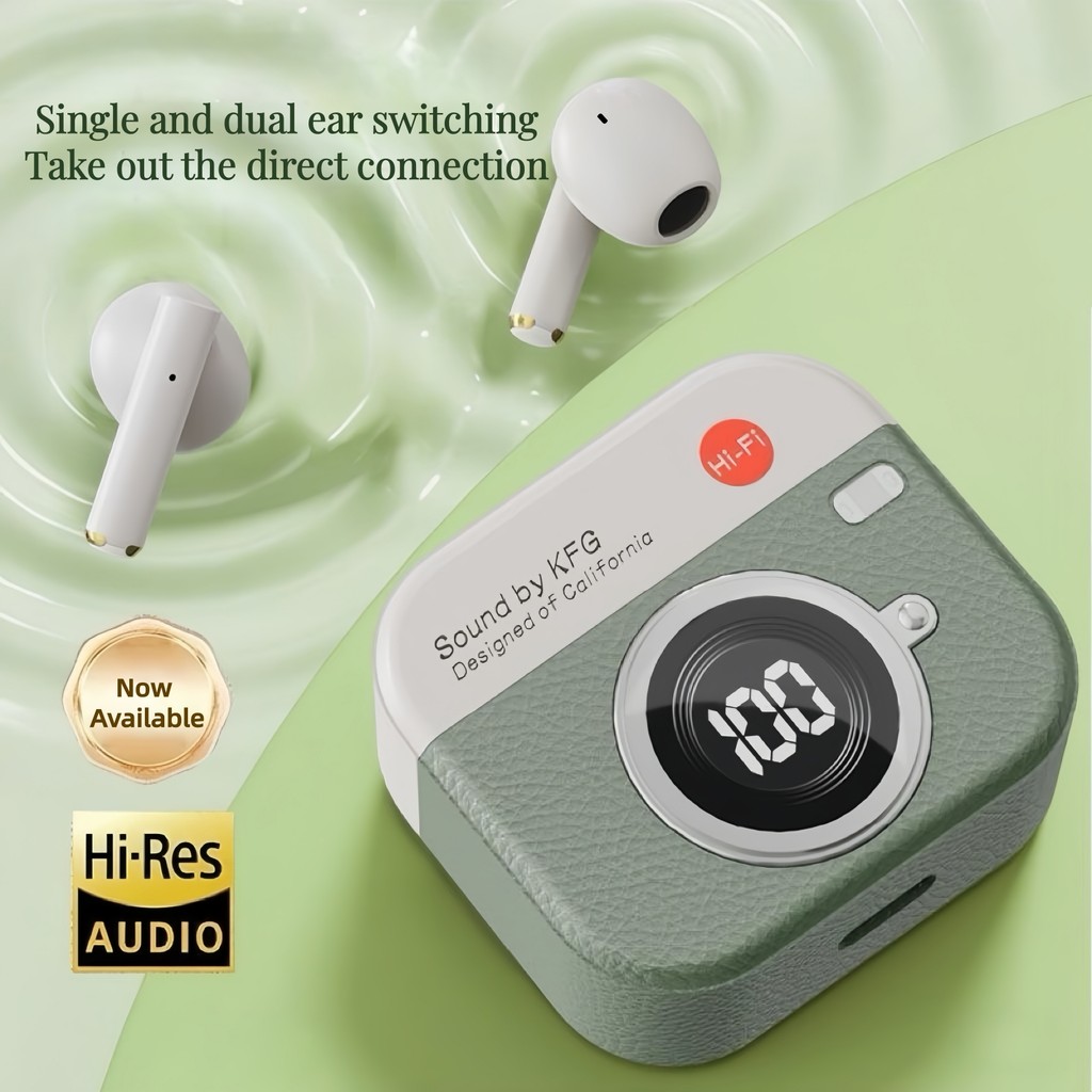 Tai nghe bluetooth trong tai không dây Q86 retro, màn hình kỹ thuật số LED độ phân giải cao, tương thích với các hệ thống điện thoại di động khác nhau